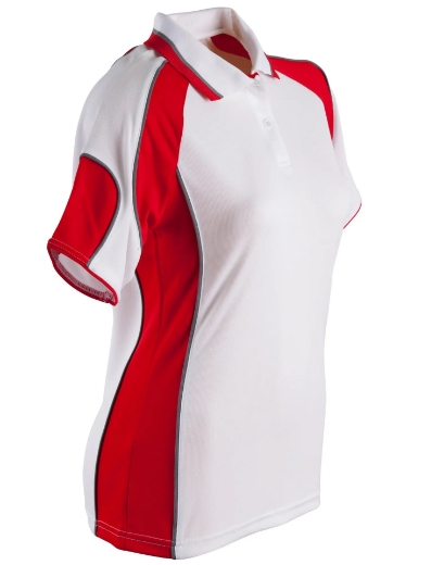 Picture of Winning Spirit, Ladies Cooldry Contrast Polo w Panels